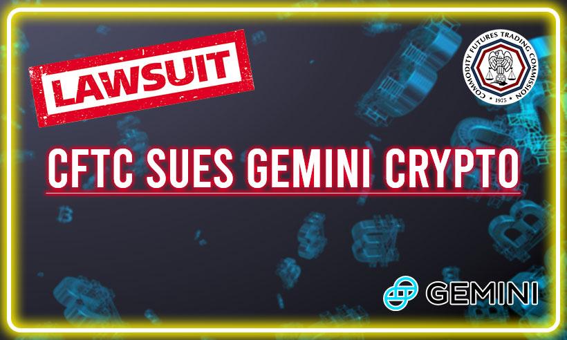 CFTC sued Gemini