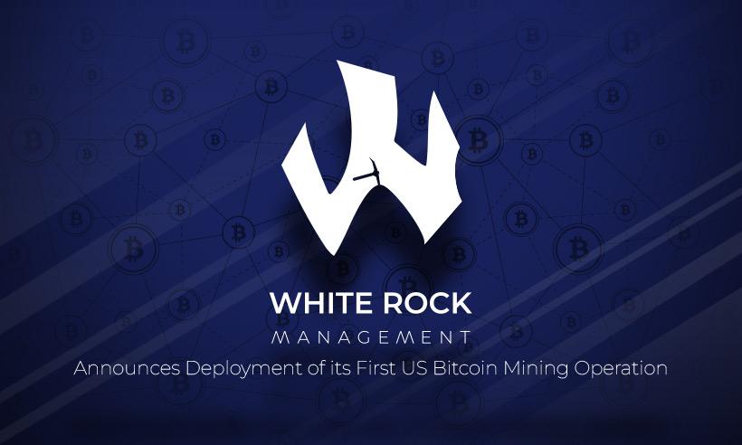 White Rock Management Launches First US Bitcoin Mining Operation