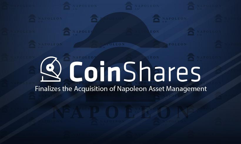CoinShares Acquires French Crypto Asset Manager Napoleon AM