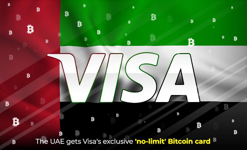 Visa Launches Exclusive 'No-Limit' Bitcoinblack Card in UAE