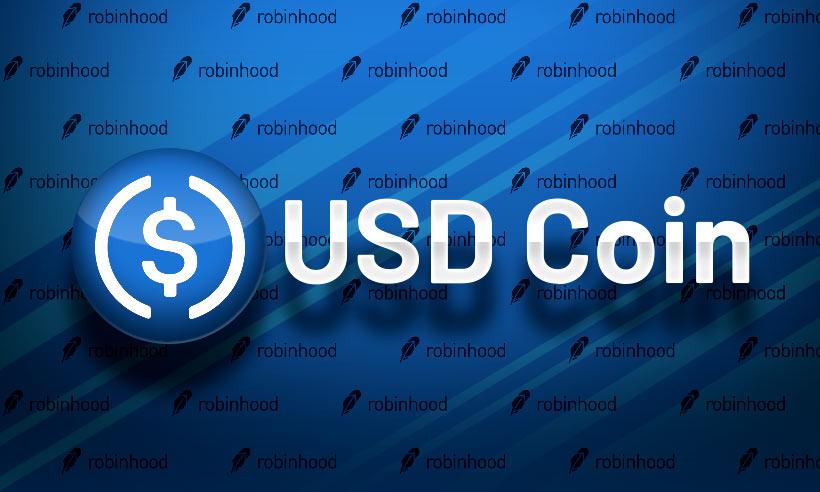 Crypto Trading Platform Robinhood Lists USDC as First Stablecoin