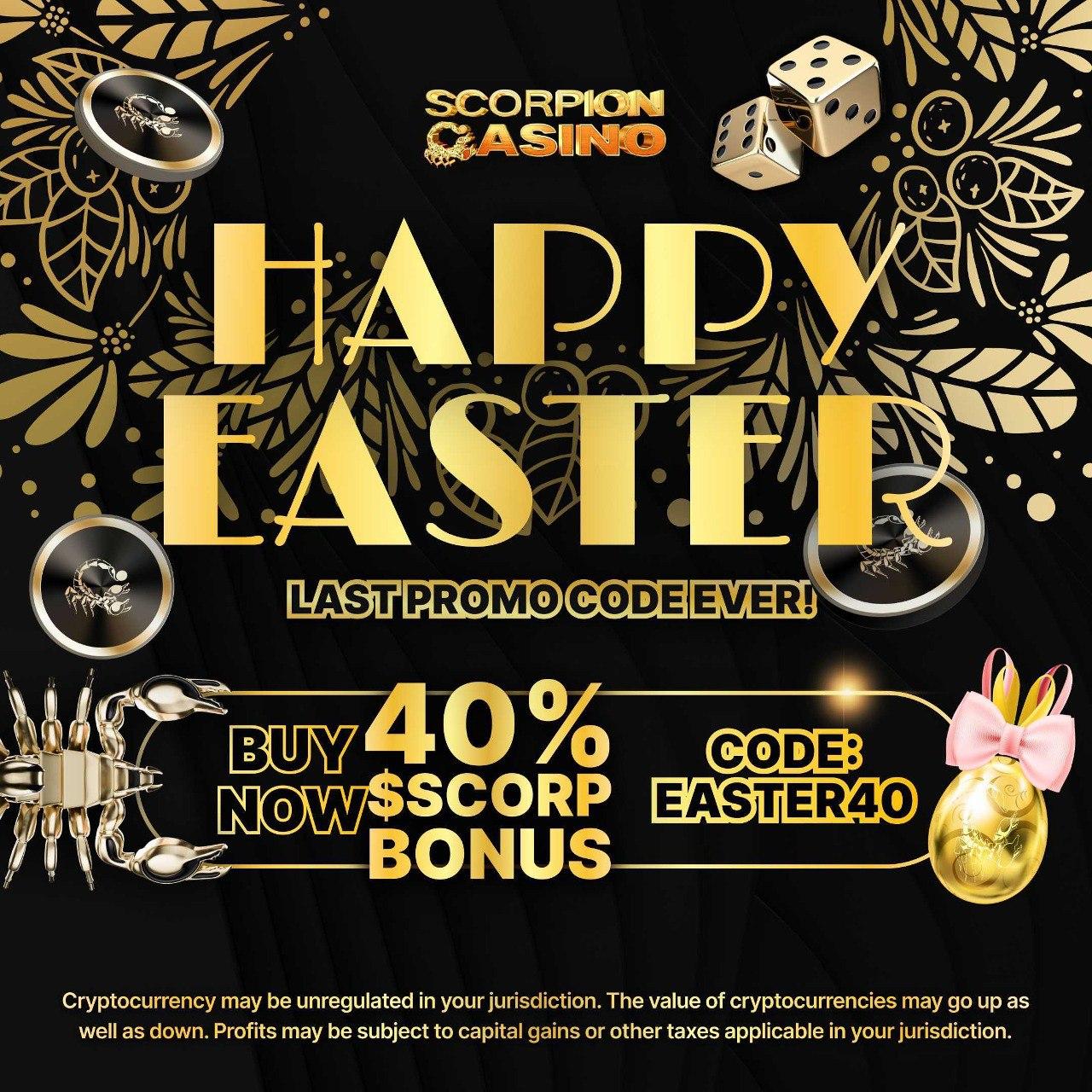 Easter with Scorpion Casino