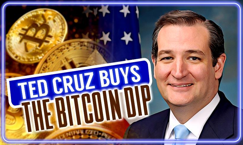 Republican Senator Ted Cruz Buys the Bitcoin Dip