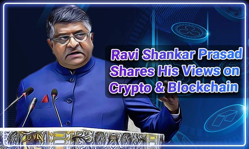 Ex IT-Minister Ravi Shankar Prasad Offers Insight on Crypto