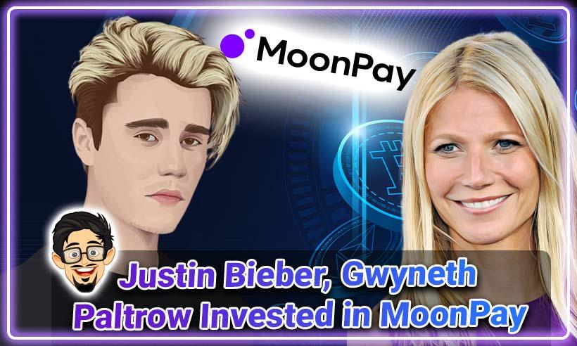 MoonPay Raises $87M from Justin Bieber, Gwyneth Paltrow Among Others