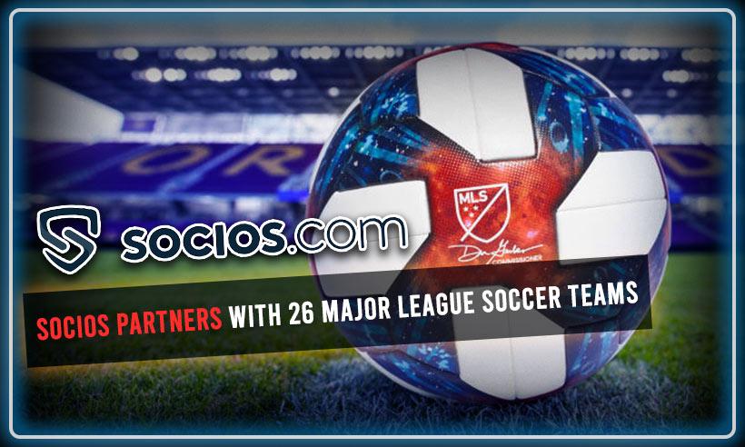 Fan Token Platform Socios Partners with 26 Major League Soccer Teams