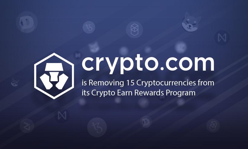 Crypto.com Removes Dogecoin, Shiba Inu, Others From Crypto Earn