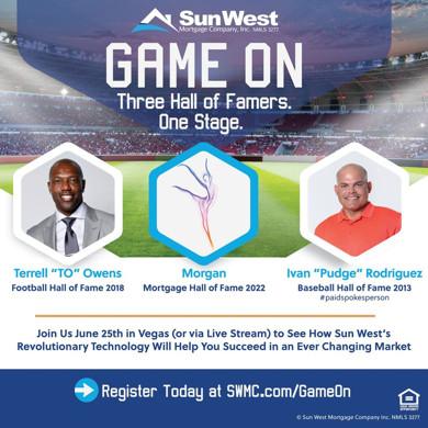 Mortgage giant Sun West Up to give away 5 ETH as they introduce blockchain technology during the Game on event June 25th via livestream from Vegas