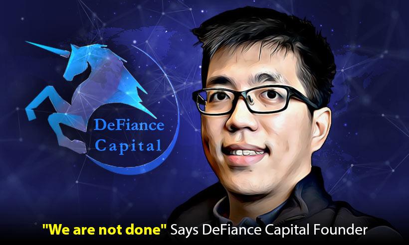 DeFiance Capital Founder Vows His Firm is 'Not Done'