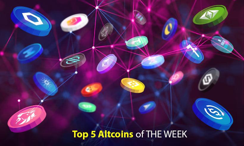 A Glance at the The Top 5 Altcoins of the Week