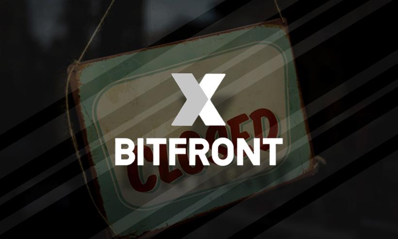 BITFRONT Announces Shutdown And Trading Suspension By 2023